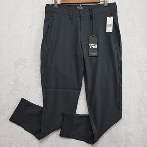 Liverpool Jeans Los Angeles Mens The Travel Pant 32X30 (31x29.5) Flint Blue Gray